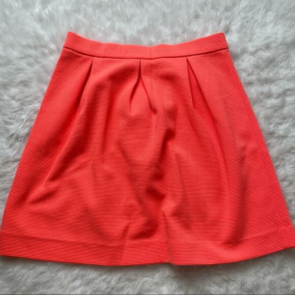 Madewell Neon Orange Skirt Size 0 - Picture 2 of 7